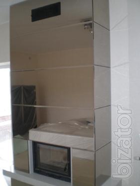 The manufacture of mirrors of all sizes and shapes 