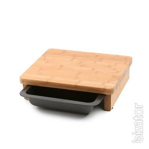 Bamboo Board with the baking dish CS solingen AKITA GM 