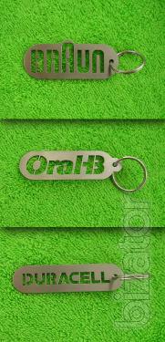 Corporate charms in stainless steel 