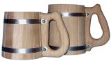 Wooden mugs (oak) 0.5 L. 