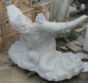 Marble garden sculpture.