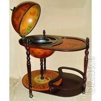 Globe bar with a table, China