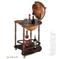 Floor globe bar with stand, Italy