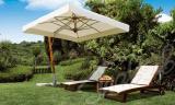 Wooden cantilever umbrella "XL"
