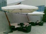 Wooden cantilever umbrella "XL" 