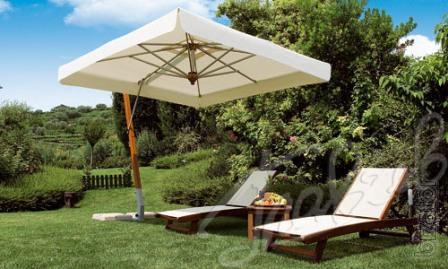 Wooden cantilever umbrella "XL" 
