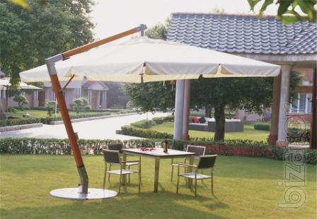 Wooden cantilever umbrella "XL" 