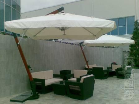 Wooden cantilever umbrella "XL" 