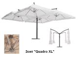 Cantilever umbrella "Quadro XL" 