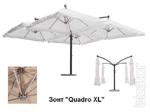 Cantilever umbrella "Quadro XL" 