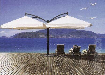 Cantilever umbrella "Quadro XL" 
