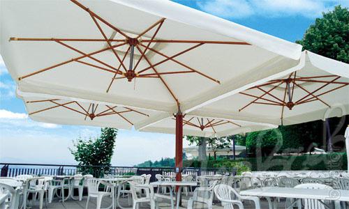 Cantilever umbrella "Quadro XL" 