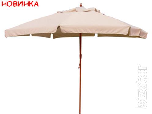 Wooden umbrella "Milan" 
