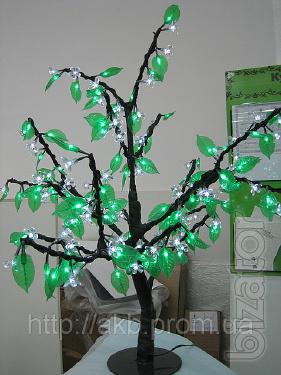 Led tree "Sakura" green-blue, 80cm 