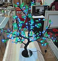 Led tree "Sakura" green-blue, 80cm 