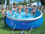 Inflatable frame pools. Sales, installation, service. 