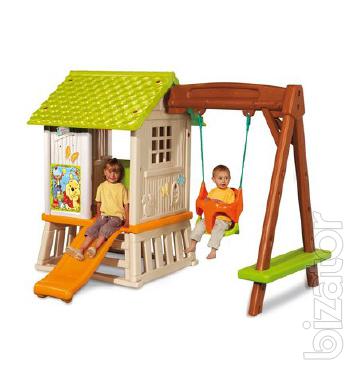 Great House Winnie the Pooh with swings and a slide Smoby 