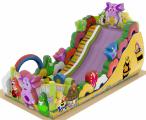 Inflatable rides. Trampolines. The slides. Trampoline systems.50% discount 