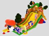 Inflatable rides. Trampolines. The slides. Trampoline systems.50% discount 