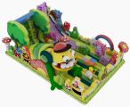 Inflatable bouncer. Sports trampolines. Inflatable obstacle course.50% discount