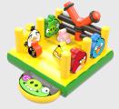 Inflatable bouncer. Sports trampolines. Inflatable obstacle course.50% discount 
