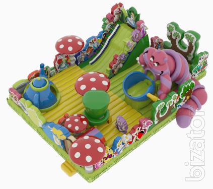 Inflatable bouncer. Sports trampolines. Inflatable obstacle course.50% discount 