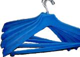 Flocked hangers, coat hanger 