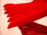 Flocked hangers, coat hanger 