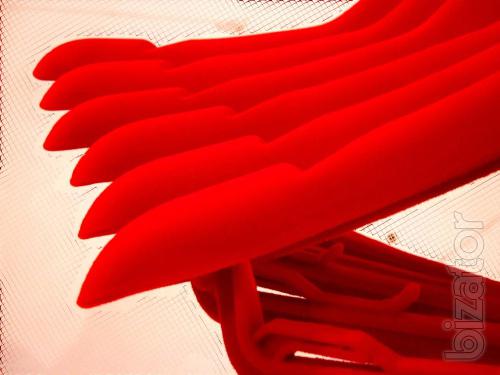Flocked hangers, coat hanger 