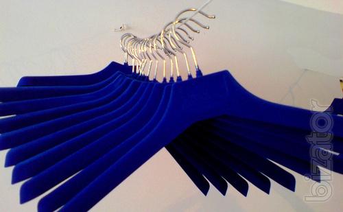 Flocked hangers, coat hanger 