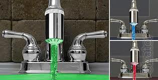 The nozzle on the faucet with temperature illumination of the water. The whole of Ukraine. 
