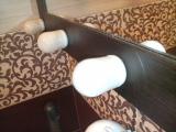Make-up mirror,dressing room with lamps on perimetre. 
