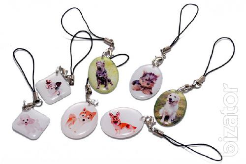 Shields, magnets (flat, surround,stereo-Vario), Notepad on the magnet, badges, key chains 