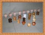 Furniture knobs turned beech