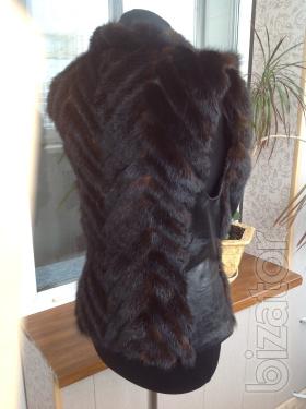 Fur vests. Kiev 
