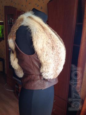 Fur vests. Kiev 