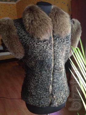 Fur vests. Kiev 