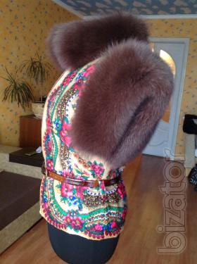 Fur vests. Kiev 