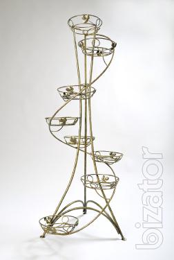 Wrought iron flower stands the Tower 