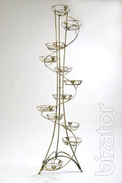 Wrought iron flower stands the Tower 