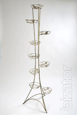 Wrought iron flower stands the Tower 