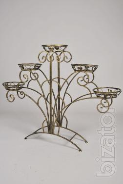 Wrought iron flower stands the Tower 
