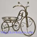 Wrought iron stand for flowers Bikes. 