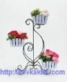 Wrought iron flower stands rustic. 