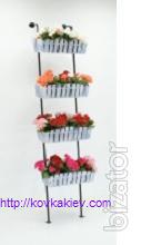 Wrought iron flower stands rustic. 