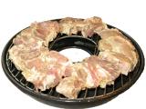 The pan grill-gas. Enameled. Made in Romania. 