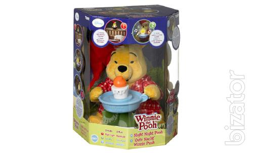 Soft toy Tomy Winnie the Pooh with candles, super price 