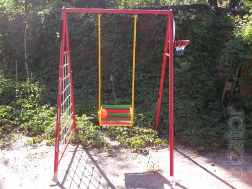 Swing 4 in 1-Ohm( basketball Hoop+ gladiatorial grid+Darts) 