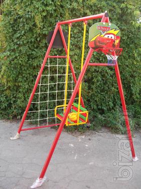 Swing 4 in 1-Ohm( basketball Hoop+ gladiatorial grid+Darts) 