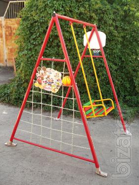 Swing 4 in 1-Ohm( basketball Hoop+ gladiatorial grid+Darts) 
